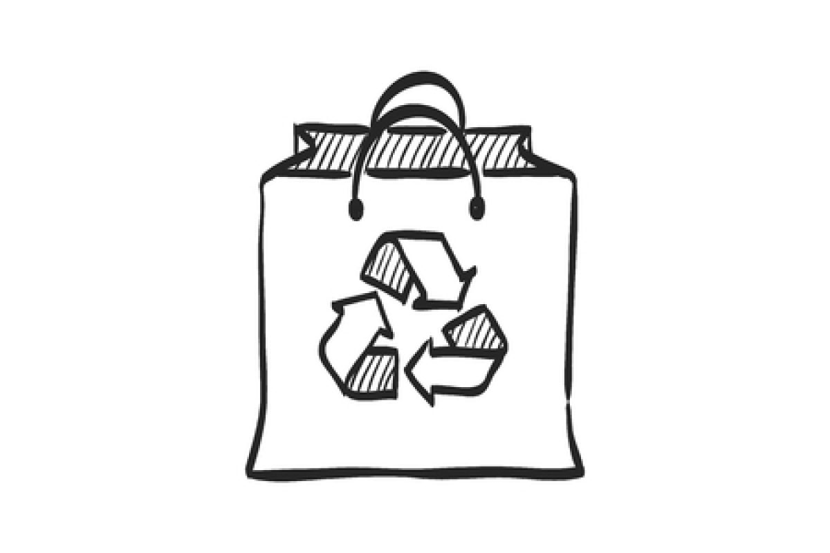 Biokompostierbare Säcke für den Direktverkauf